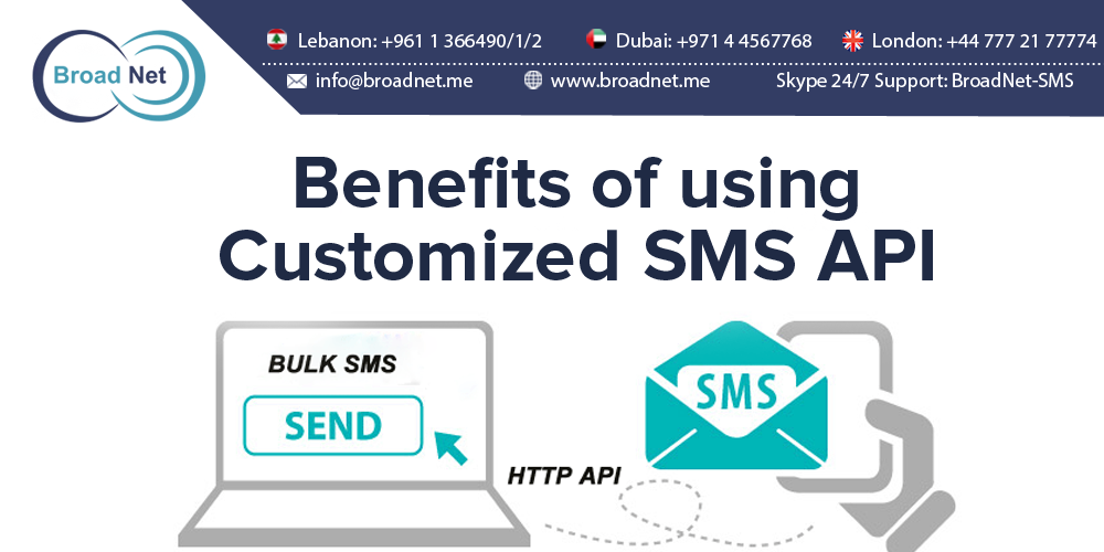 Benefits of using Customized SMS API