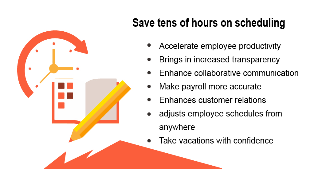 Save tens of hours on scheduling